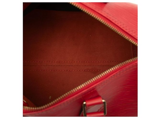 Borsa Louis Vuitton Epi Speedy 25 Rosso - vista 4