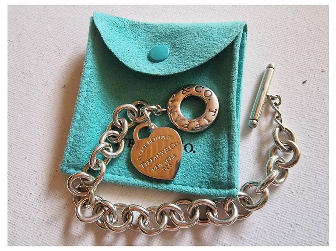 Autre Marque Pulseira Coração Return to Tiffany & Co. em prata Hardware prateado - vista 3
