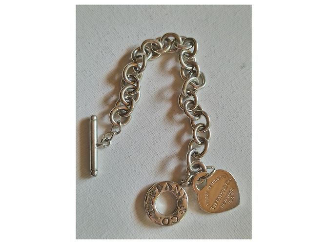Autre Marque Pulseira Coração Return to Tiffany & Co. em prata Hardware prateado - vista 7