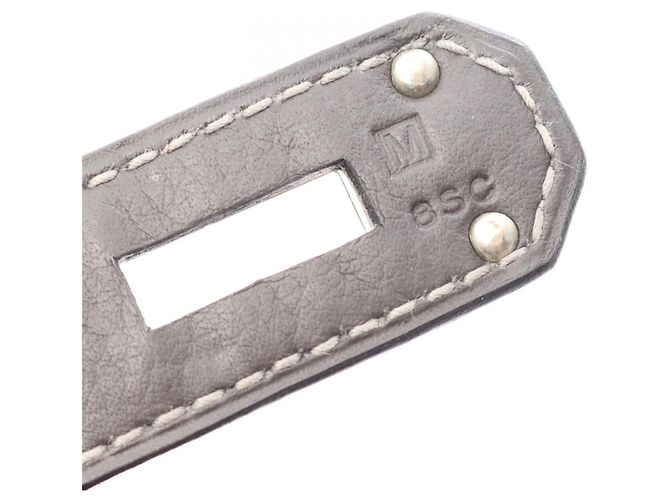 Hermès Borsa Hermes Haut à Courroies 40 Marrone Grigio - vista 5