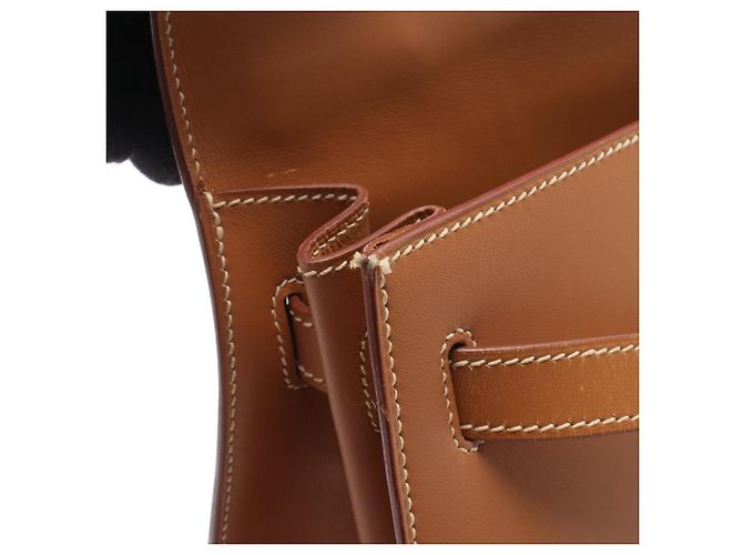 Hermès Borsa Hermes Kelly 32 Natural Marrone - vista 10