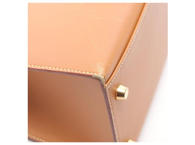 Hermès Borsa Hermes Kelly 32 Natural Marrone - vista 11