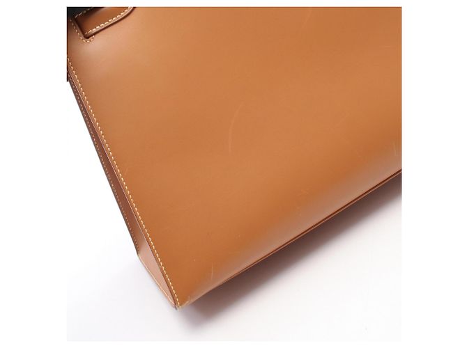 Hermès Borsa Hermes Kelly 32 Natural Marrone - vista 14