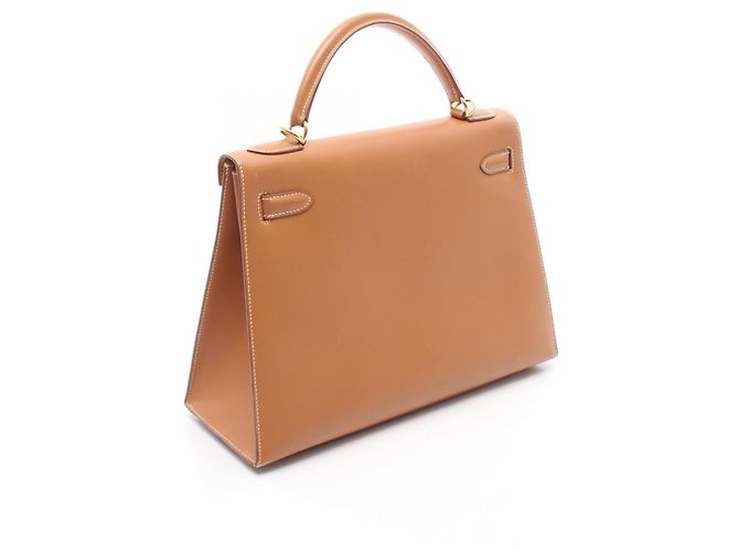 Hermès Borsa Hermes Kelly 32 Natural Marrone - vista 2