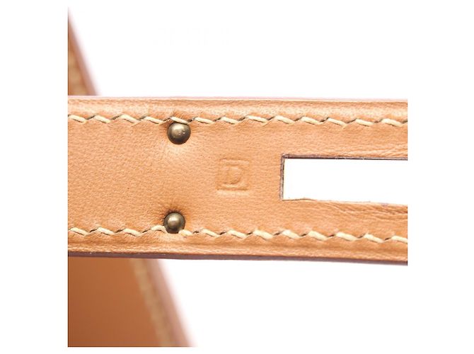 Hermès Borsa Hermes Kelly 32 Natural Marrone - vista 5