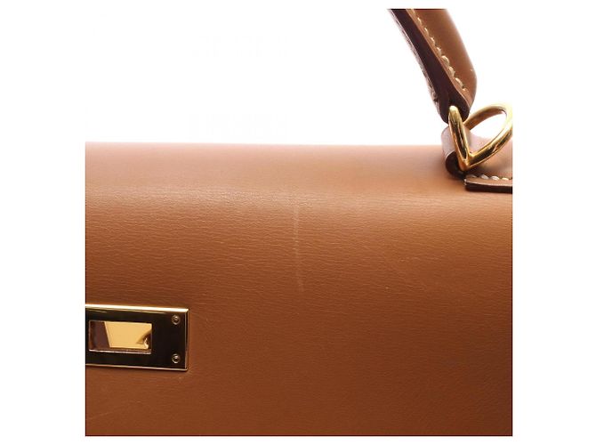 Hermès Borsa Hermes Kelly 32 Natural Marrone - vista 7