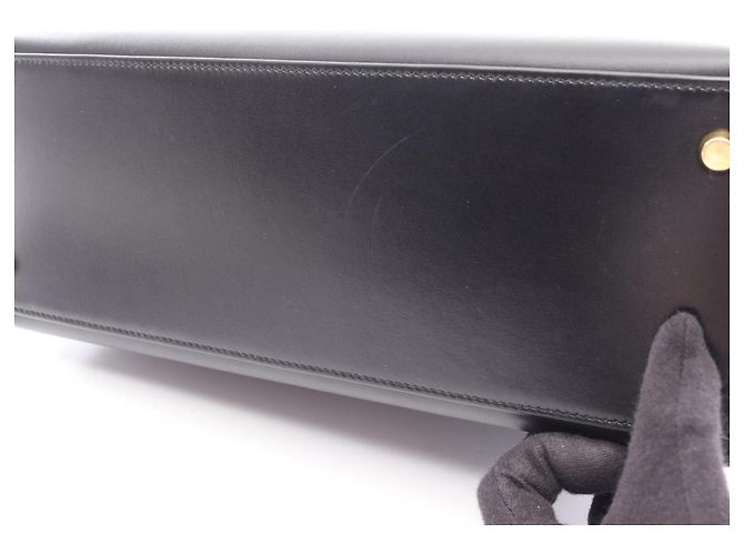Hermès Hermes Kelly 28 Handtasche Schwarz - Ansicht 11