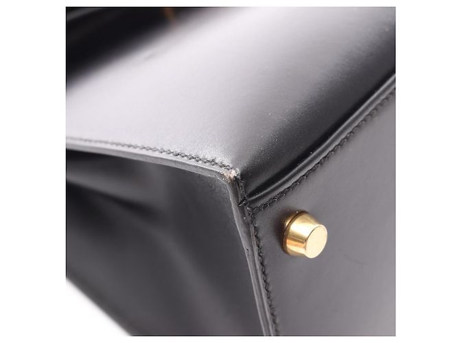 Hermès Hermes Kelly 28 Handtasche Schwarz - Ansicht 13