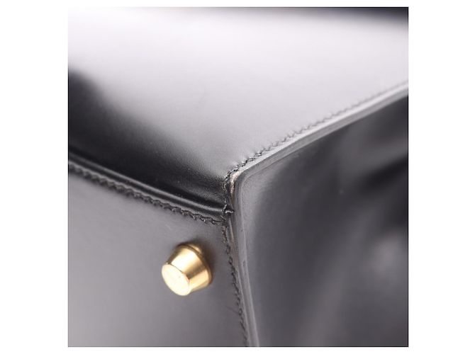 Hermès Hermes Kelly 28 Handtasche Schwarz - Ansicht 14