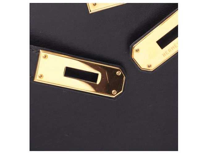 Hermès Hermes Kelly 28 Handtasche Schwarz - Ansicht 9