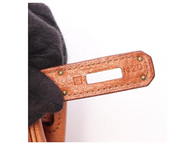 Hermès Zaino/Borsa Hermes Kelly Ad GM Marrone - vista 5