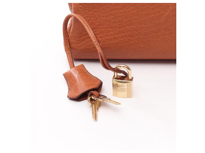 Hermès Zaino/Borsa Hermes Kelly Ad GM Marrone - vista 6