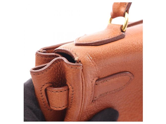 Hermès Zaino/Borsa Hermes Kelly Ad GM Marrone - vista 7