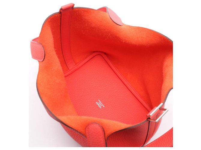 Hermès Hermes Picotin Lock PM Handtasche Rot - Ansicht 3