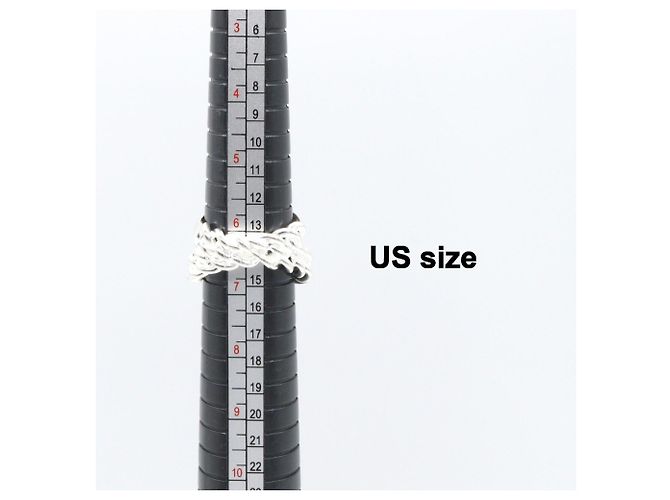 Hermès Hermes Boucles Sellier Inflexible Silver Band Ring Silber - Ansicht 6