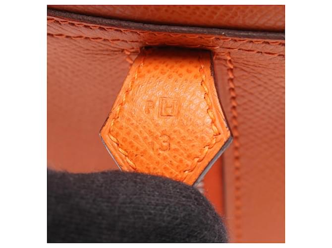 Hermès Borsa Hermes Plume 28 Arancione - vista 5