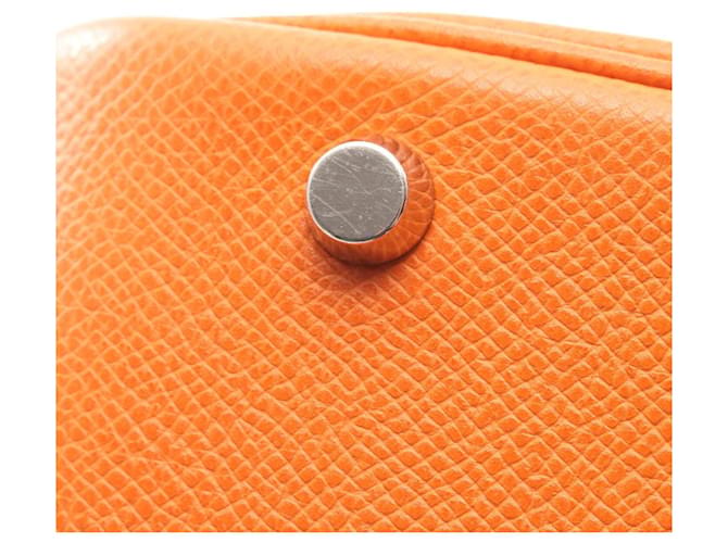 Hermès Borsa Hermes Plume 28 Arancione - vista 6
