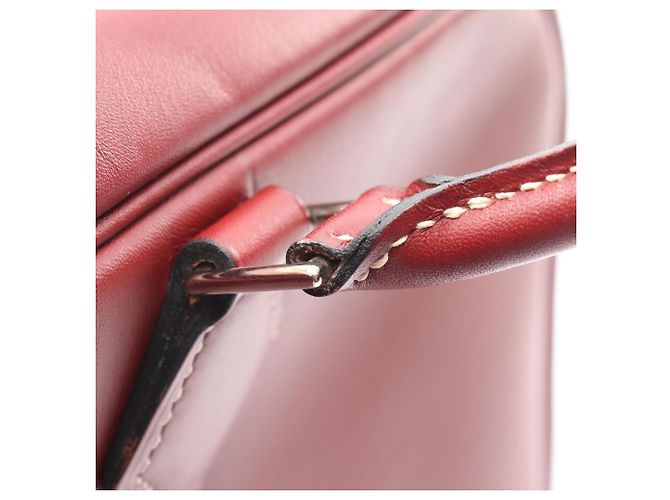 Hermès Hermes Plume 32 Handtasche Rot Bordeaux - Ansicht 7