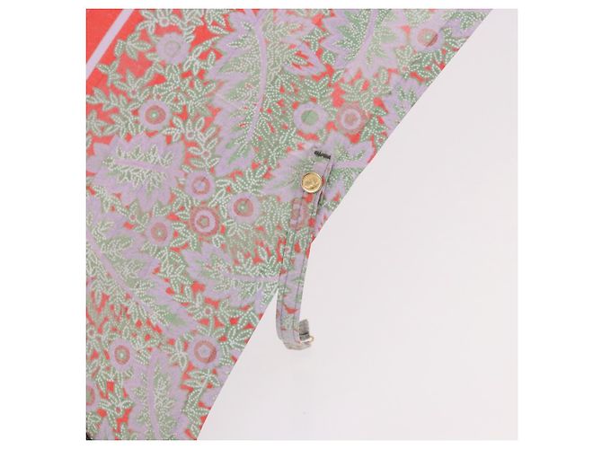 Christian Dior Folding Umbrella Polyester Made by Kanebo Red Gold Auth 184395M - view 10