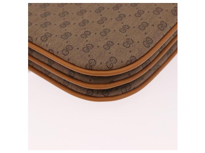 Borsa a Spalla GUCCI Micro GG Supreme PVC Beige Oro 004 256 0024 Auth ep14744 D'oro - vista 12