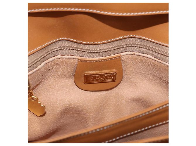 Borsa a Spalla GUCCI Micro GG Supreme PVC Beige Oro 004 256 0024 Auth ep14744 D'oro - vista 16