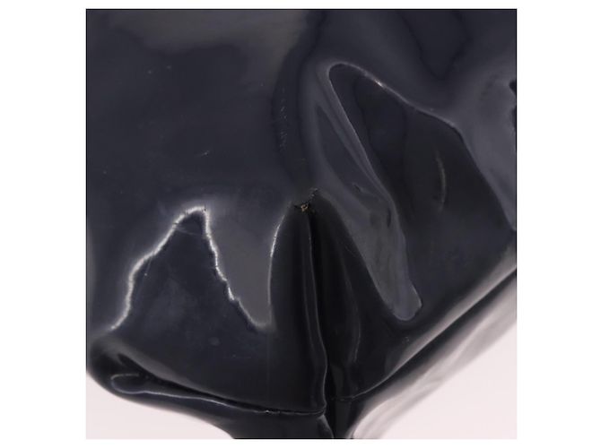 Céline CELINE Circle Schultertasche Vinyl Navy Auth gh2044 Marineblau - Ansicht 10