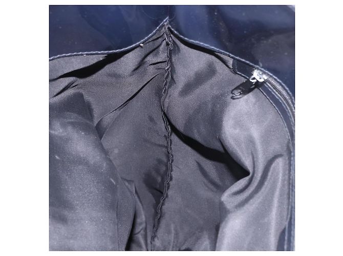 Céline CELINE Circle Schultertasche Vinyl Navy Auth gh2044 Marineblau - Ansicht 17