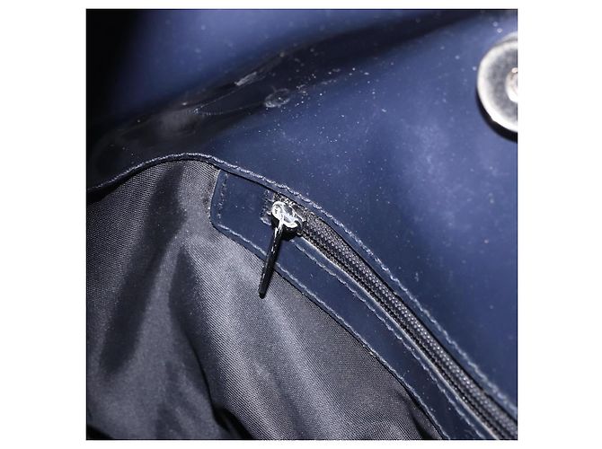 Céline CELINE Circle Schultertasche Vinyl Navy Auth gh2044 Marineblau - Ansicht 18
