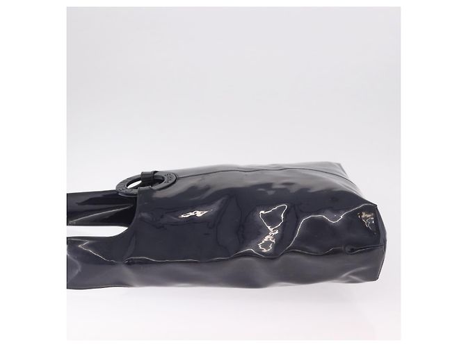 Céline CELINE Circle Schultertasche Vinyl Navy Auth gh2044 Marineblau - Ansicht 5