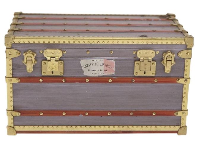 LOUIS VUITTON Minimal Gin Clayette Briefbeschwerer Metall Grau M99455 Auth 184119 Braun - Ansicht 13