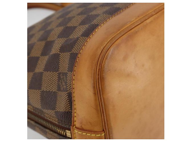 LOUIS VUITTON Borsa Damier Ebene Alma N51131 LV Auth 184636A - vista 11