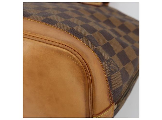 LOUIS VUITTON Borsa Damier Ebene Alma N51131 LV Auth 184636A - vista 12