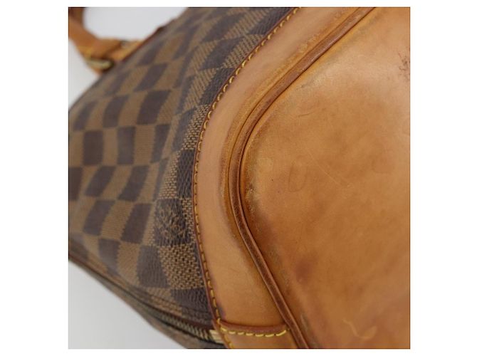 LOUIS VUITTON Borsa Damier Ebene Alma N51131 LV Auth 184636A - vista 13