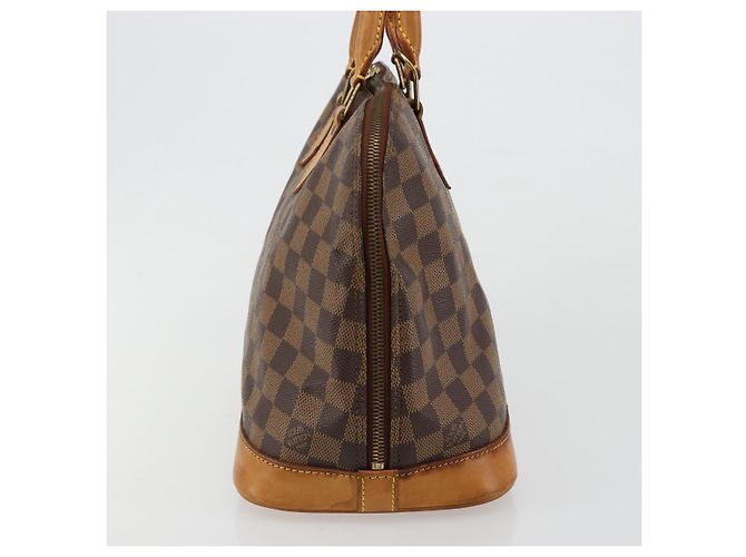 LOUIS VUITTON Borsa Damier Ebene Alma N51131 LV Auth 184636A - vista 4