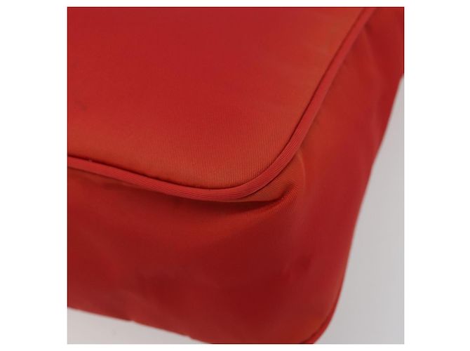 Pochette PRADA in nylon rosso argento 184627A - vista 10