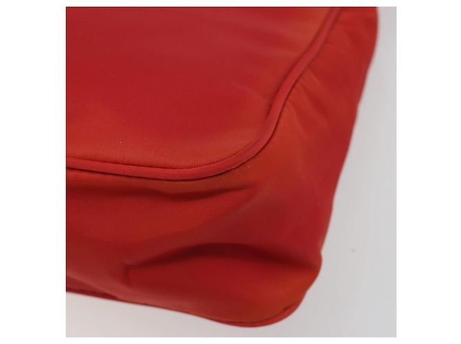 Pochette PRADA in nylon rosso argento 184627A - vista 12