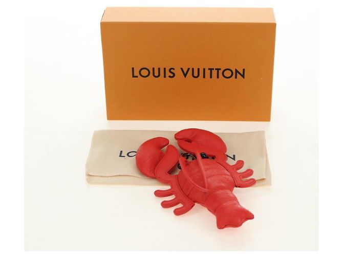 LOUIS VUITTON Charm per borsa Astice Monogram Bag Charm Rosso M03134 LV Auth 184260SM Monogramma - vista 12