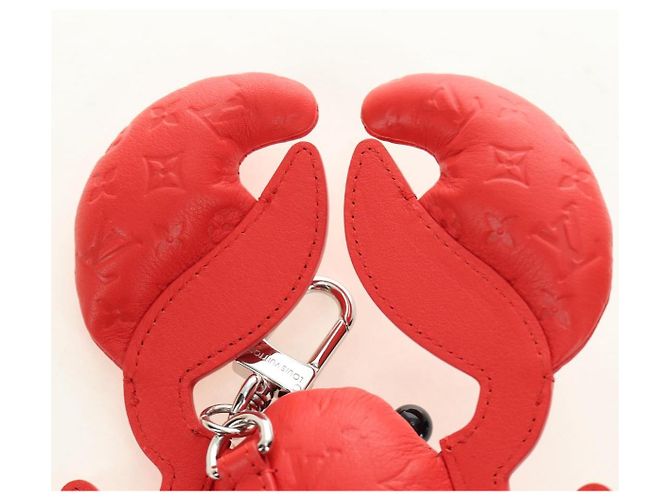 LOUIS VUITTON Charm per borsa Astice Monogram Bag Charm Rosso M03134 LV Auth 184260SM Monogramma - vista 15