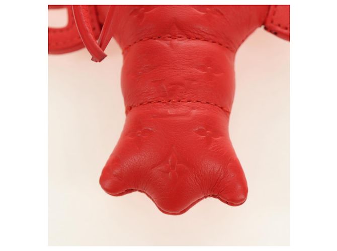 LOUIS VUITTON Charm per borsa Astice Monogram Bag Charm Rosso M03134 LV Auth 184260SM Monogramma - vista 2