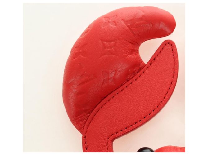 LOUIS VUITTON Charm per borsa Astice Monogram Bag Charm Rosso M03134 LV Auth 184260SM Monogramma - vista 7