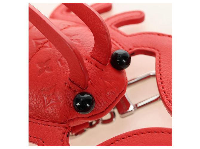LOUIS VUITTON Charm per borsa Astice Monogram Bag Charm Rosso M03134 LV Auth 184260SM Monogramma - vista 8
