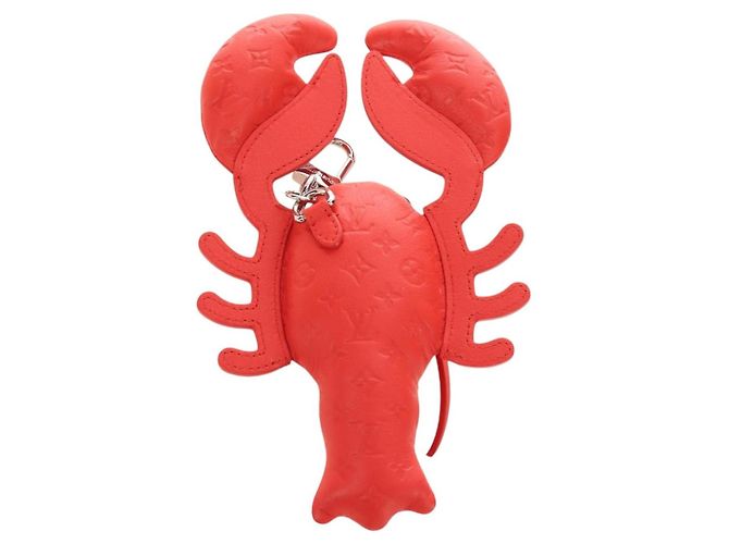 LOUIS VUITTON Charm per borsa Astice Monogram Bag Charm Rosso M03134 LV Auth 184260SM Monogramma - vista 9
