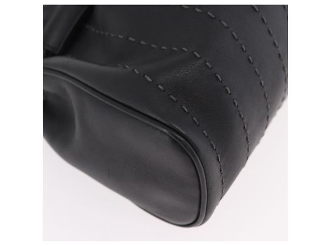 Borsa a mano Salvatore Ferragamo in pelle nera Auth 183891A Nero - vista 10
