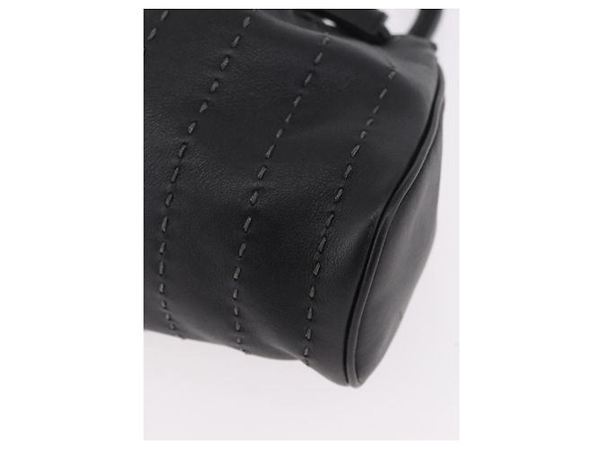 Borsa a mano Salvatore Ferragamo in pelle nera Auth 183891A Nero - vista 11