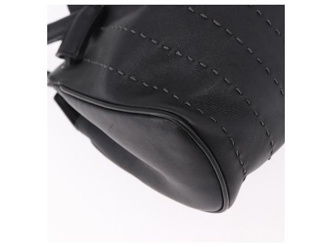 Borsa a mano Salvatore Ferragamo in pelle nera Auth 183891A Nero - vista 12
