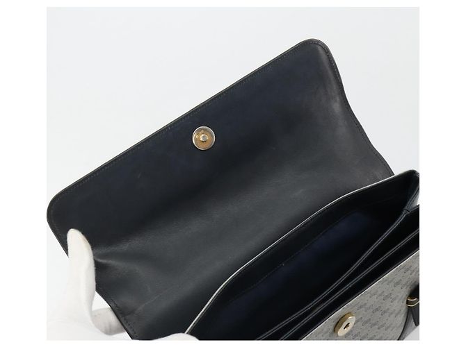 Borsa GUCCI Micro GG Supreme in PVC Blu navy Oro 000 46 4857 Auth ki6678A D'oro - vista 15