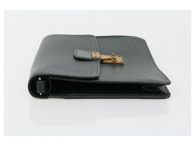 LOUIS VUITTON Taiga Pochette Kourad Clutch Bag Epicea M30194 LV Auth bs35554 - vista 4