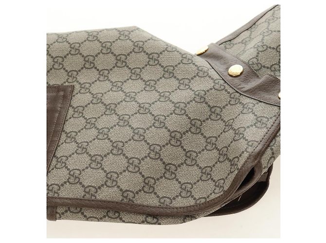 Set Harnes e Cappottino GUCCI GG Supreme in PVC Beige Oro 692963 Auth 182693V - vista 4