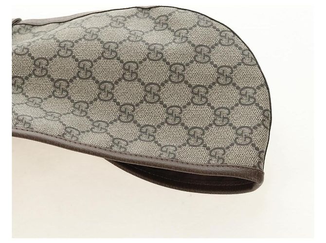 Set Harnes e Cappottino GUCCI GG Supreme in PVC Beige Oro 692963 Auth 182693V - vista 5