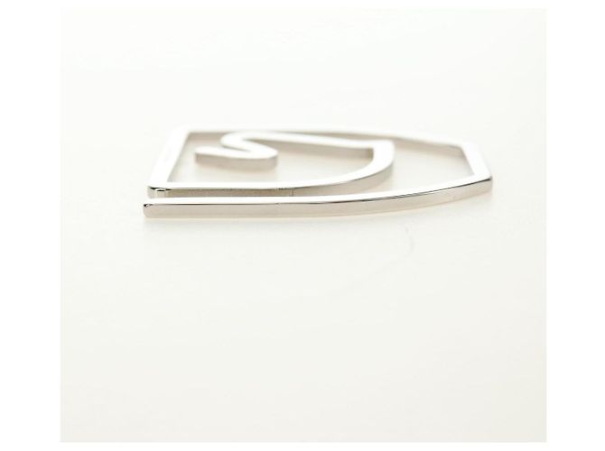 Hermès HERMES Equestre Money Clip metal Silver Auth 184756M Argento - vista 5